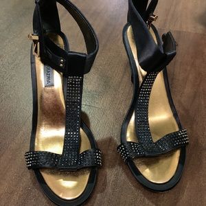 BCBG Rhinestone Heels